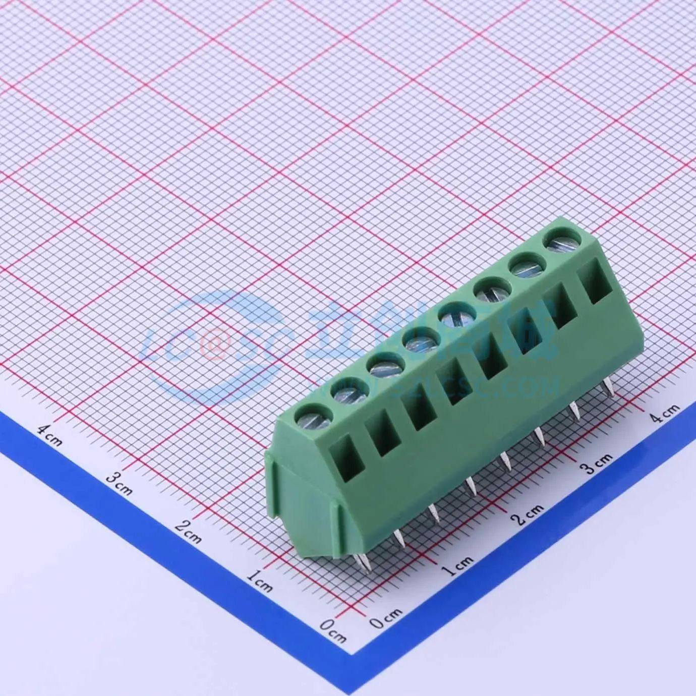 DB103-5.0-8P-GN-S螺钉式接线端子5mm 1x8P直插绿色