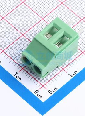 DB130V-5.08-2P-GN-S螺钉式接线端子5.08mm 1x2P直插绿色