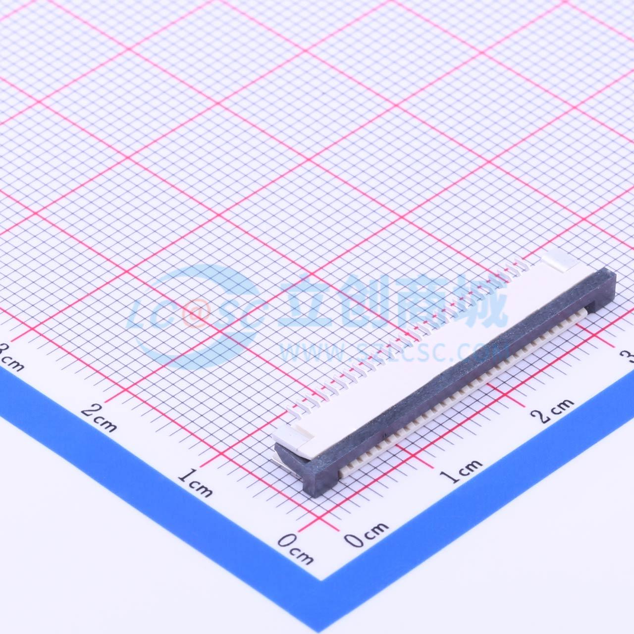 全新AFA07-S26ECC-00 SMD,P=1mm,卧贴 FFC/FPC连接器可开票