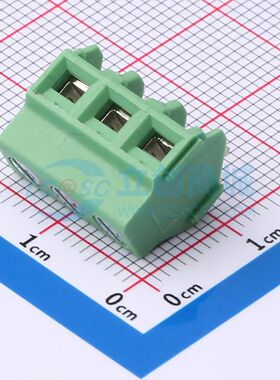 DB127L-5.08-3P-GN-S螺钉式接线端子5.08mm 1x3P绿色