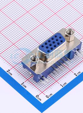 XDDB-1518-0932 弯插 D-Sub/VGA连接器 15P 母座可开票