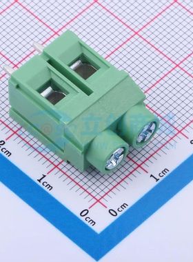DB910-7.5-2P-GN-P螺钉式接线端子7.5mm 1x2P直插绿色