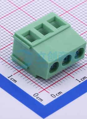 DB128L-5.0-3P-GN-S螺钉式接线端子5mm 1x3P直插绿色