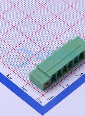 插拔式接线端子DB2EVM-3.81-6P-GN 插件,P=3.81mm可开票
