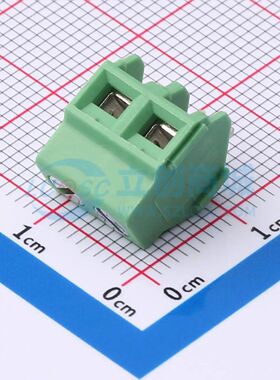 DB127L-5.08-2P-GN-S螺钉式接线端子5.08mm 1x2P绿色