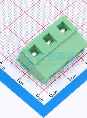 DGL750-3P28V-MG361螺钉式接线端子7.5mm 1x3P直插绿色