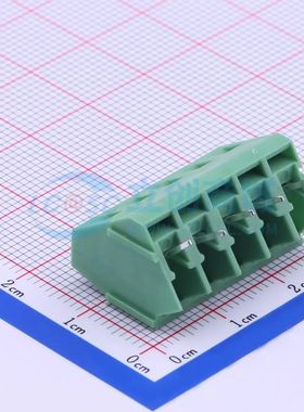 DB103-5.0-5P-GN-S螺钉式接线端子5mm 1x5P直插绿色