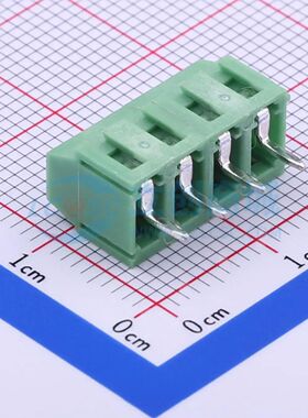 DB125-3.81-4P-GN-S螺钉式接线端子3.81mm 1x4P直插绿色