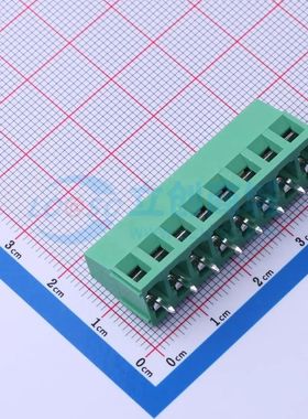 MX128-5.0-08P-GN01-Cu-Y-A螺钉式接线端子5mm 1x8P直插绿色