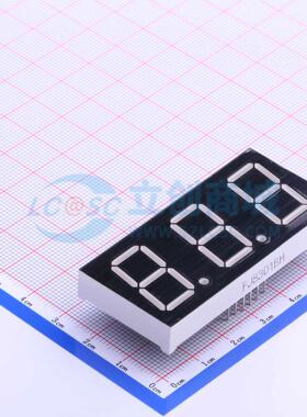 3位0.8英寸红色数码管 共阳极LED数码管FJ8301BH可开票