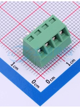 MX127S-3.5-04P-GN01-Cu-Y-A螺钉式接线端子3.5mm 1x4P直插绿色