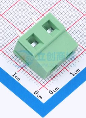 DGL750-2P28V-MG361螺钉式接线端子7.5mm 1x2P直插绿色