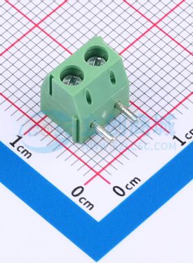 DB301R-3.96-2P-GN-S螺钉式接线端子3.96mm 1x2P弯插绿色