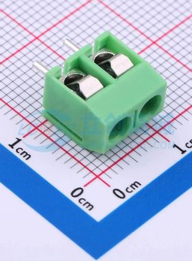 MX301-5.0-02P-GN01-Cu-Y-A螺钉式接线端子5mm 1x2P直插绿色