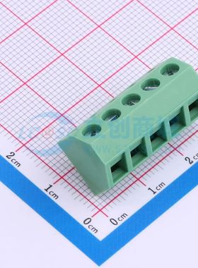 MX127S-5.08-05P-GN01-Cu-Y-A螺钉式接线端子5.08mm 1x5P直插绿色