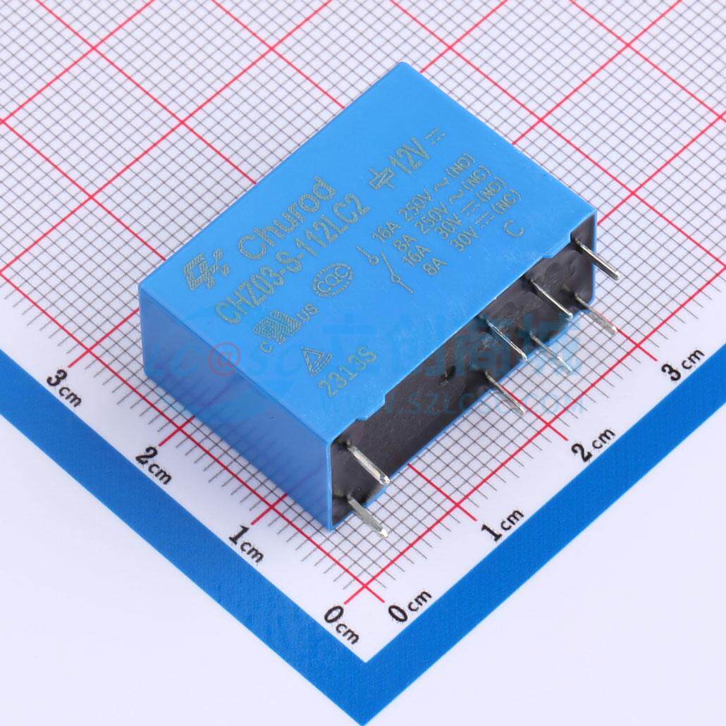 全新正品CHZ03-S-112LC2 插件,12.8x29.2mm 功率继电器配套 质量