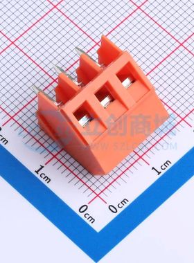 DB103-5.0-3P-OG-S螺钉式接线端子5mm 1x3P直插绿色