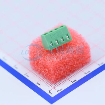 1751264螺钉式接线端子3.5mm 1x4P直插绿色