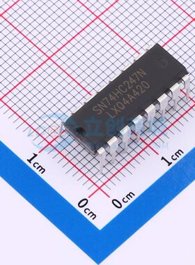 全新原装SN74HC247N(LX) LED驱动芯片DIP-16可开票