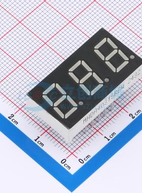 0.40直插数码管共阳三八红色光LED数码管MHDA4031SRBW可开票