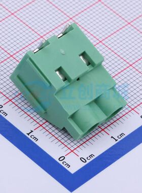 DB910R-7.62-2P-GN-S螺钉式接线端子7.62mm 1x2P弯插绿色