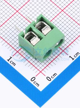 ZX-DG26V-5.0-2P4螺钉式接线端子5mm 1x2P直插绿色