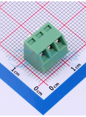MX127S-3.5-03P-GN01-Cu-Y-A螺钉式接线端子3.5mm 1x3P直插绿色