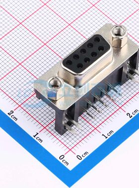 LX09-VGA09B-048 弯插 D-Sub/VGA连接器 9P 母座可开票