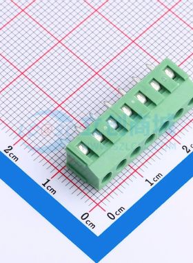 DB125-3.81-7P-GN-S螺钉式接线端子3.81mm 1x7P直插绿色