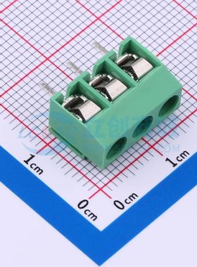 MX126-5.0-03P-GN01-Cu-S-A螺钉式接线端子5mm 1x3P直插绿色