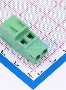 DGL508-2P28H-MG361螺钉式接线端子5.08mm 1x2P直插绿色