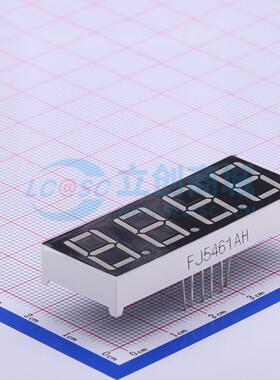 4位0.56英寸红色数码管 共阴极LED数码管FJ5461AH红色可开票