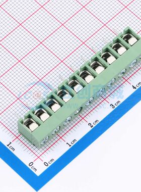 BX-DG26V-5.0-10P5螺钉式接线端子5mm 1x10P直插绿色