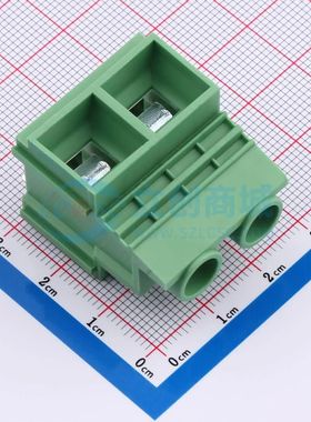 DB116B-12.7-2P-GN-P螺钉式接线端子12.7mm 1x2P直插绿色