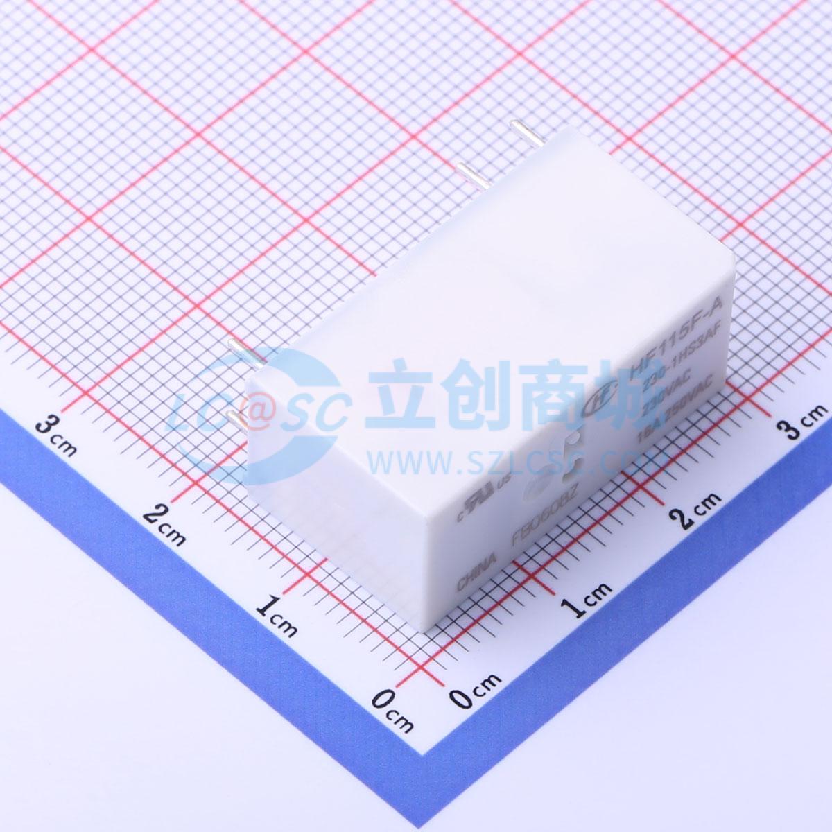 全新正品HF115F-A/230-1HS3AF DIP,12.7x29mm 功率继电器配套 质