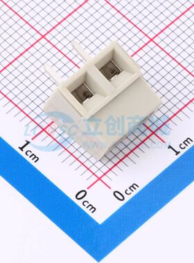 1546216-2螺钉式接线端子5mm 1x2P直插灰色