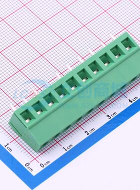 MX128-5.08-10P-GN01-Cu-Y-A螺钉式接线端子5.08mm 1x10P直插绿色