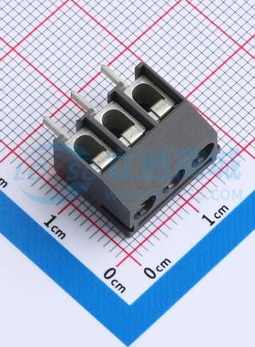 978-T-DS/03螺钉式接线端子5mm 1x3P直插灰色
