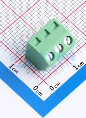 MX127S-3.81-03P-GN01-Cu-Y-A螺钉式接线端子3.81mm 1x3P直插绿色