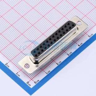 DB-25SF-N 面板安装- D-Sub/VGA连接器 25P 母座2排可开票
