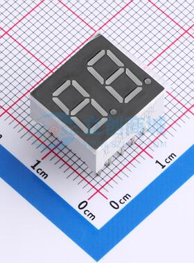 0.36数码管红色2位/共阴XL-DA3261SRBC DIP15x14mm可开票