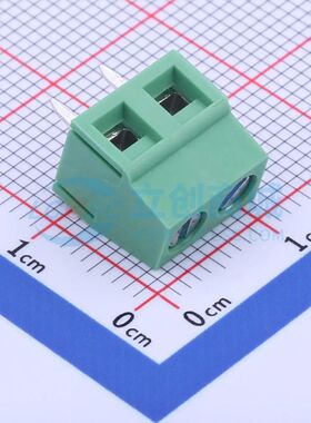 TO0201520000G螺钉式接线端子5mm 1x2P直插绿色
