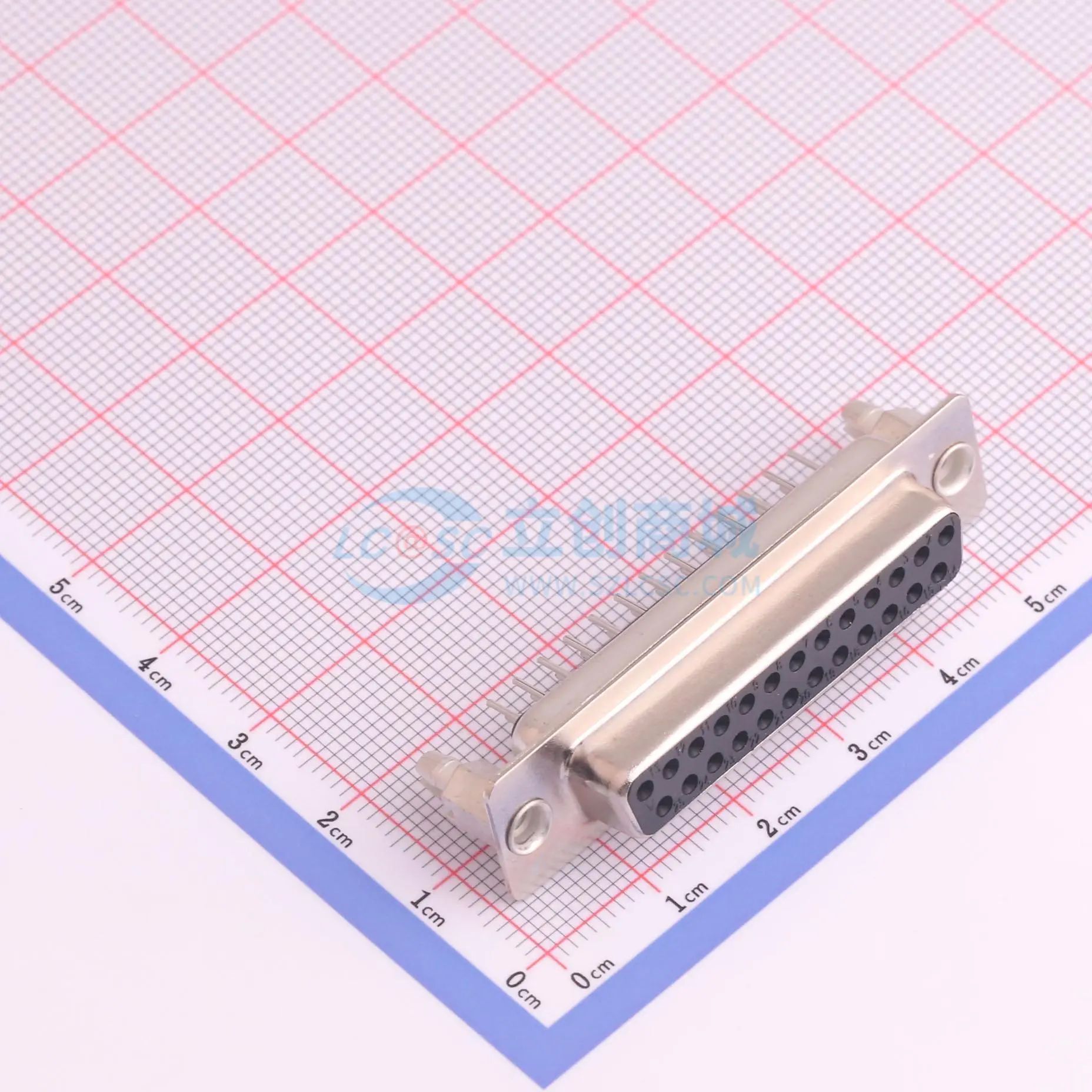 2301841-1 插件 D-Sub/VGA连接器 25P 母座2排可开票