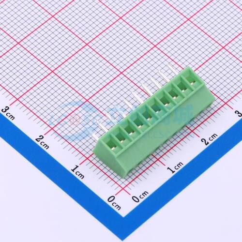 MX128-2.54-10P-GN01-Cu-Y-A螺钉式接线端子2.54mm 1x10P直插绿色