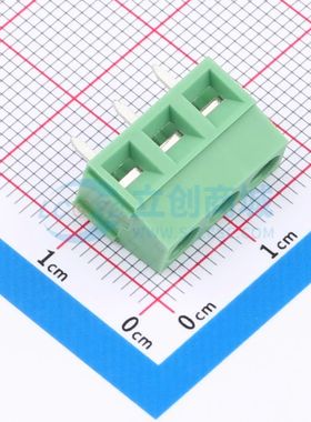 DB127V-5.0-3P-GN-S螺钉式接线端子5mm 1x3P直插绿色