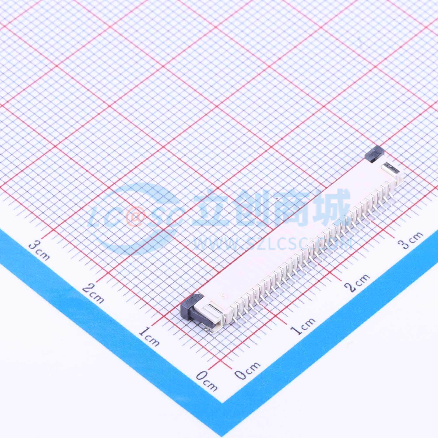 全新AFA07-S30ECC-00 SMD,P=1mm,卧贴 FFC/FPC连接器可开票