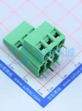 1725041螺钉式接线端子5.08mm 直插绿色