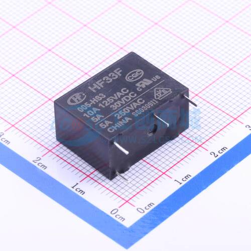 全新正品HF33F/005-HS3 插件,10.2x20.5mm 功率继电器配套 质量保