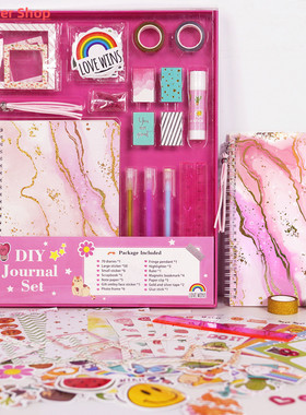 DIY Journal Kit for Teenage Girls and Scrapbook & Diary Supp