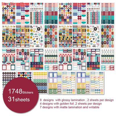 Planner Stickers for Diary Scrapbooking Bullet Journal
